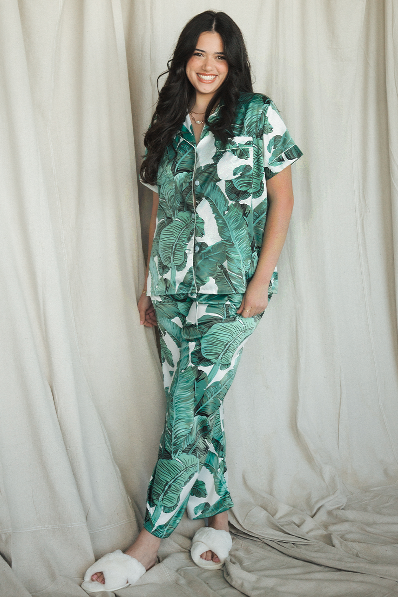 Lemon leaf pants