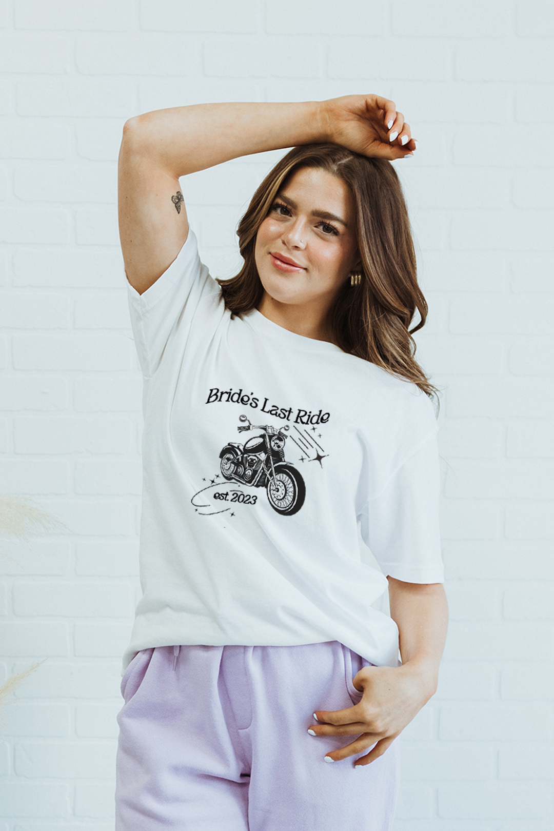 Bride's Last Ride Motorcycle tee