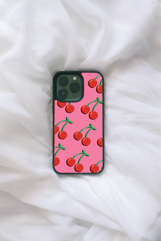 Cherry Print iPhone Case