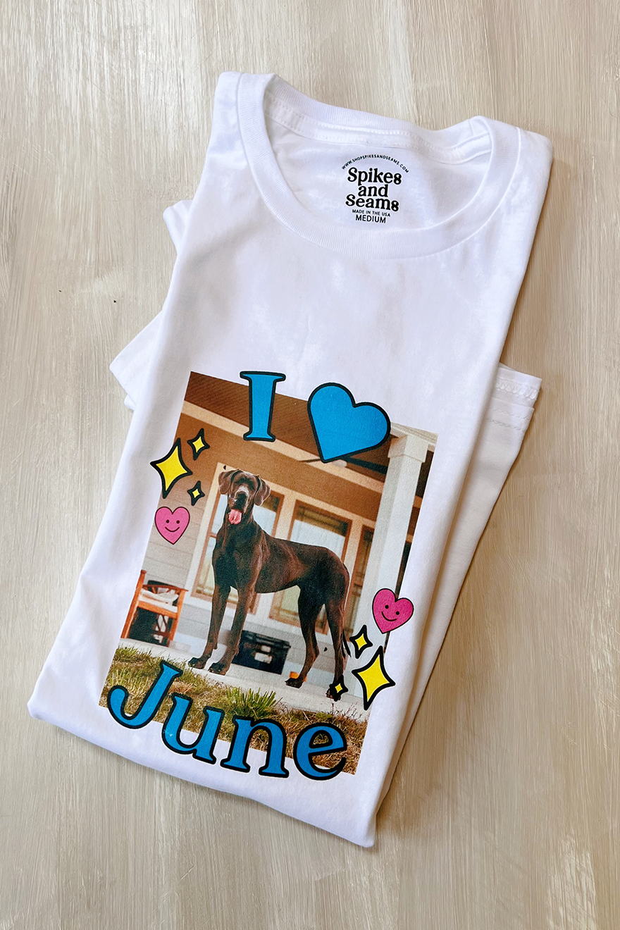 Custom "I Love my Pet" tee
