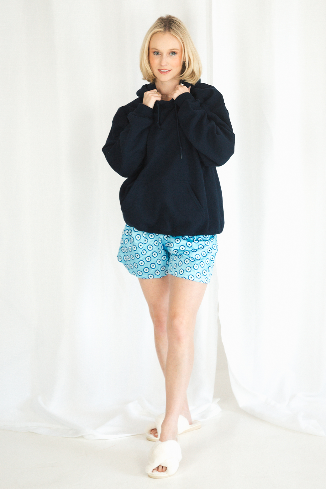 Evil Eye Custom Satin Pajamas