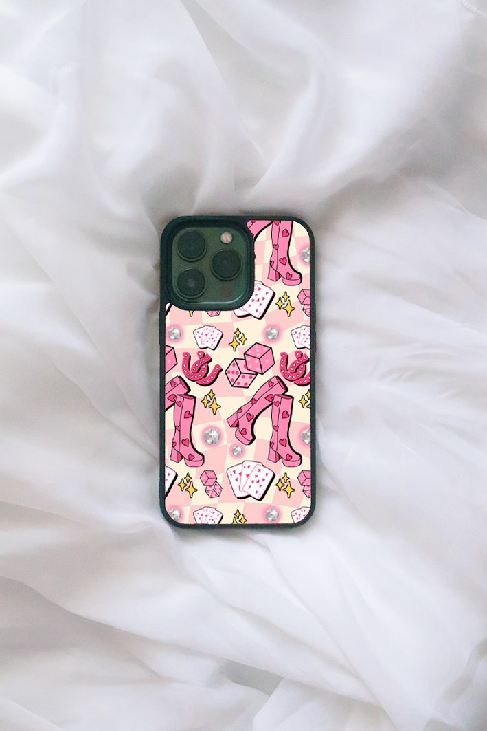 Go Cowgirl Go iPhone Case Spikes and Seams Go Cowgirl Go iPhone Case Spikes and Seams