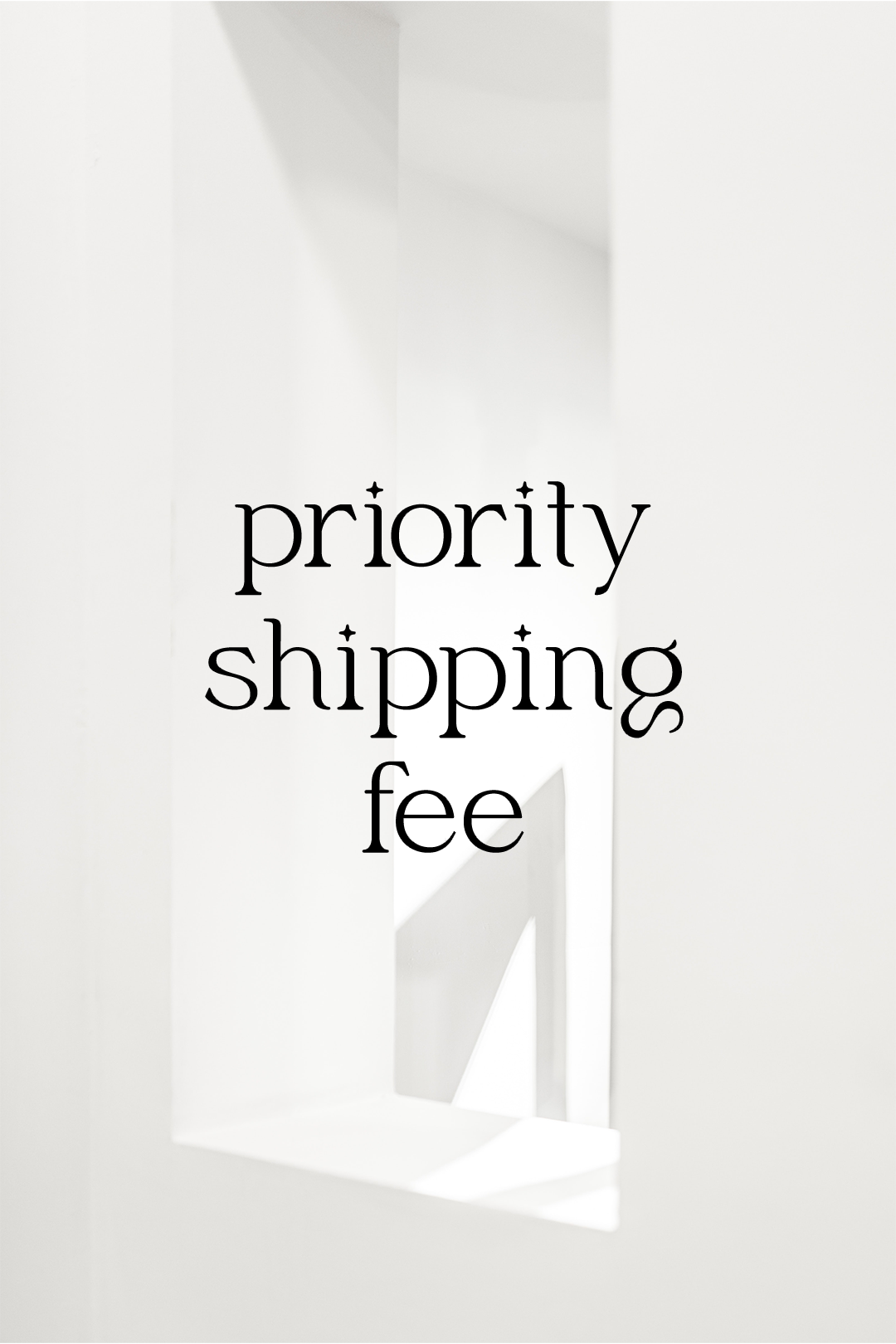 Priority Shipping upgrade