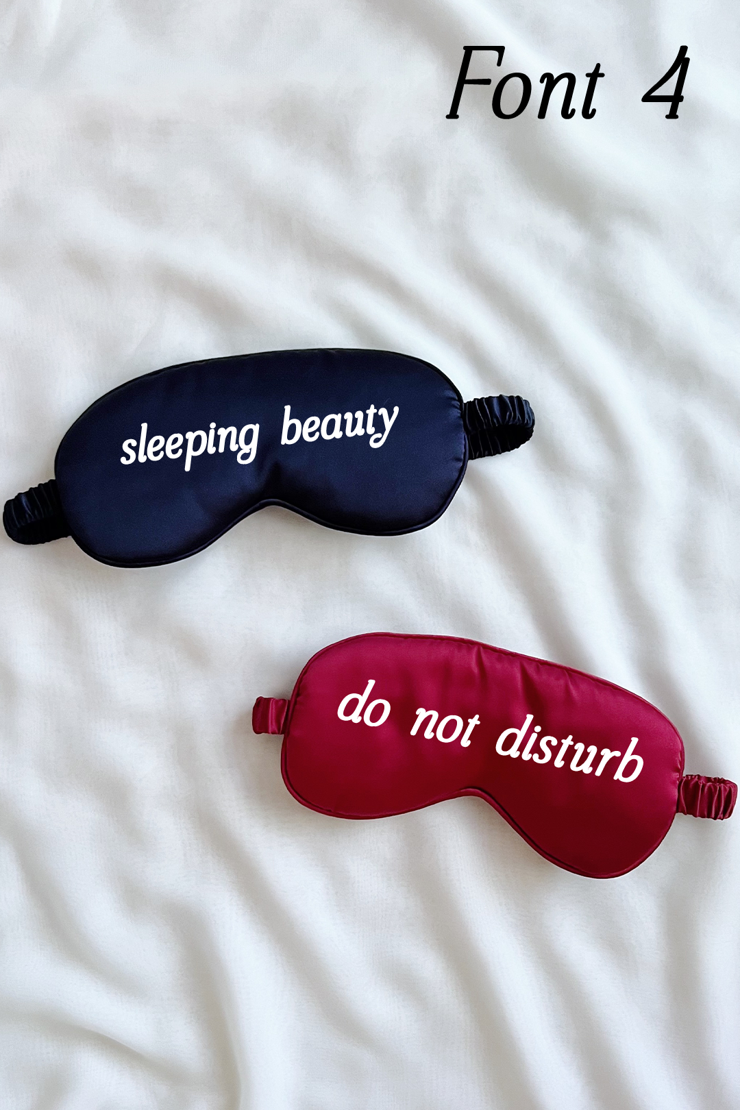 Custom sleep mask - Navy & Red