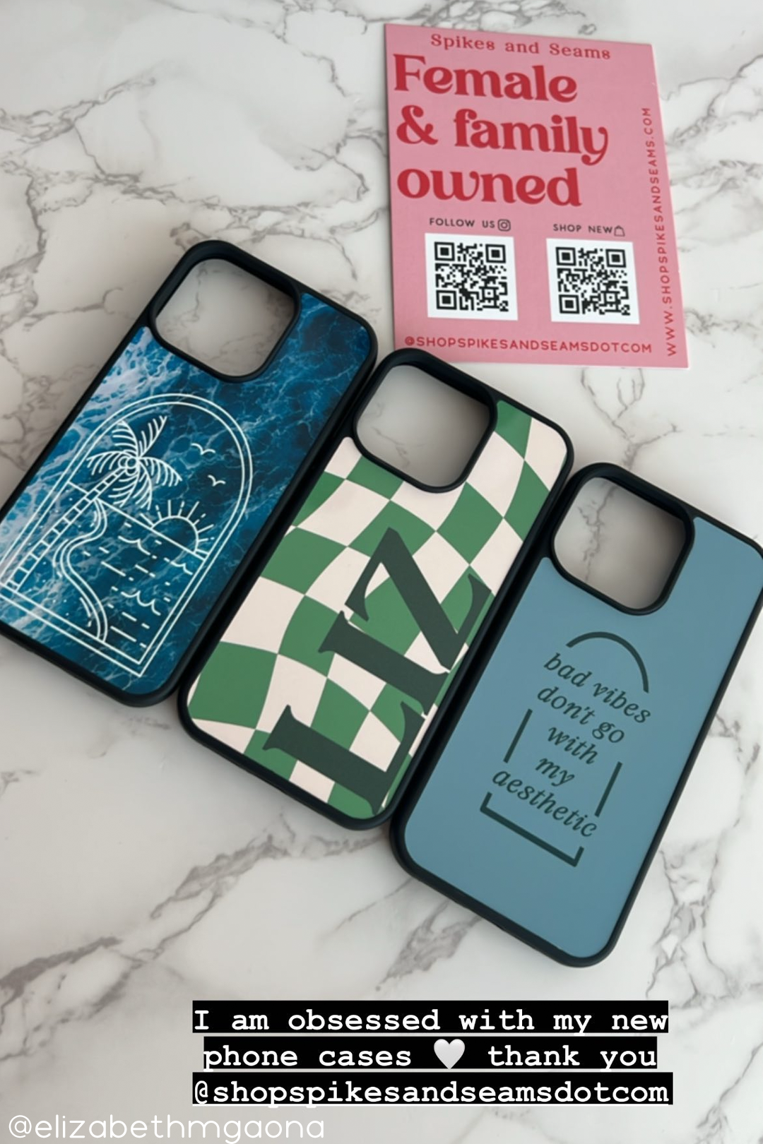 Custom Green Checkered iPhone case