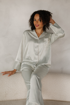 Agave Satin Pajama Pants Set
