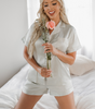Agave Satin Pajamas