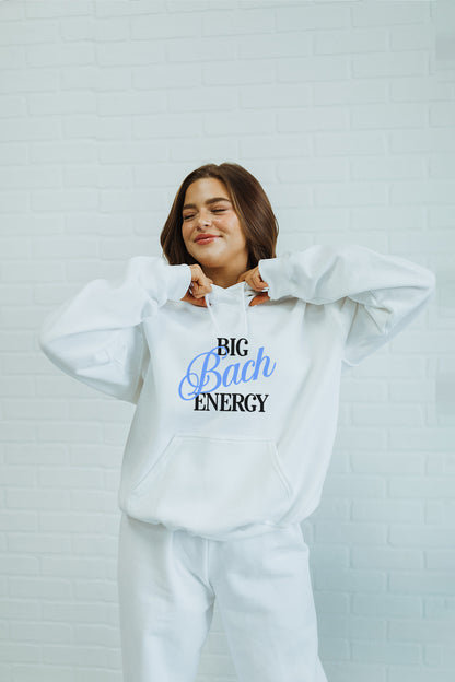 Blue Script Custom Text Wedding hoodie