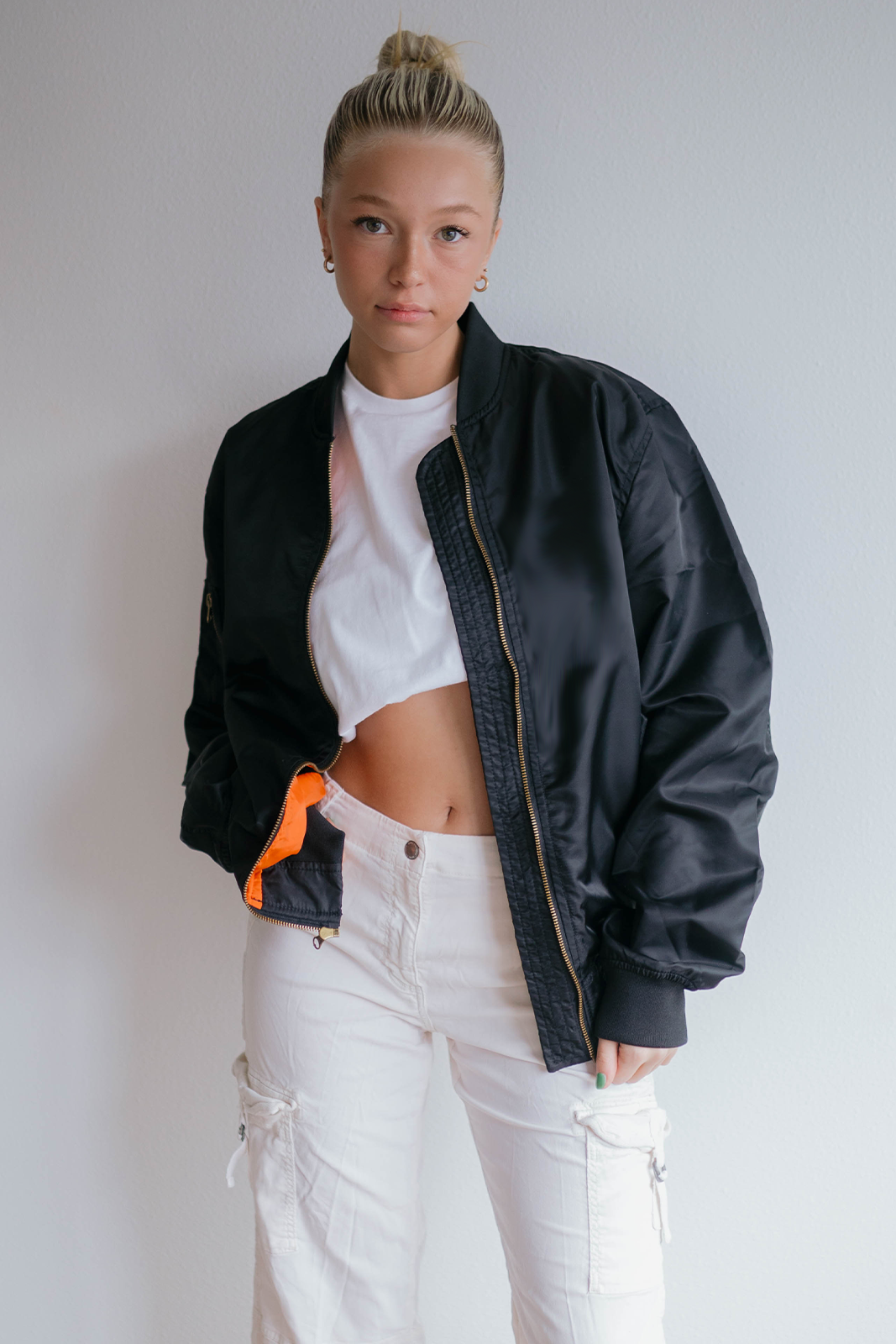 Custom Padded Bomber Jacket - Front & Back Printing