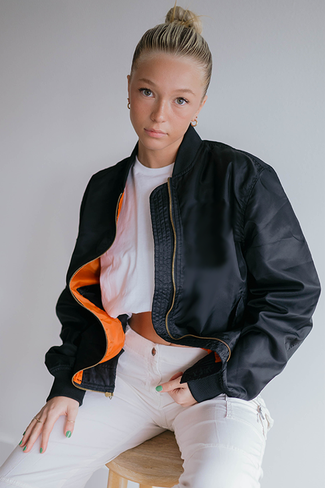 Custom Padded Bomber Jacket - Front & Back Printing
