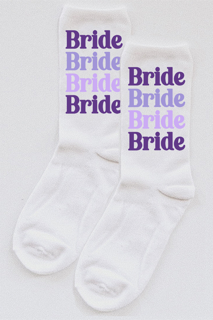 Purple Palette socks - choose your text!