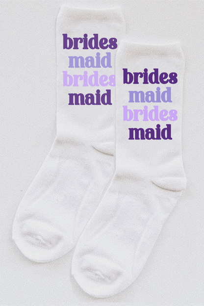 Purple Palette socks - choose your text!