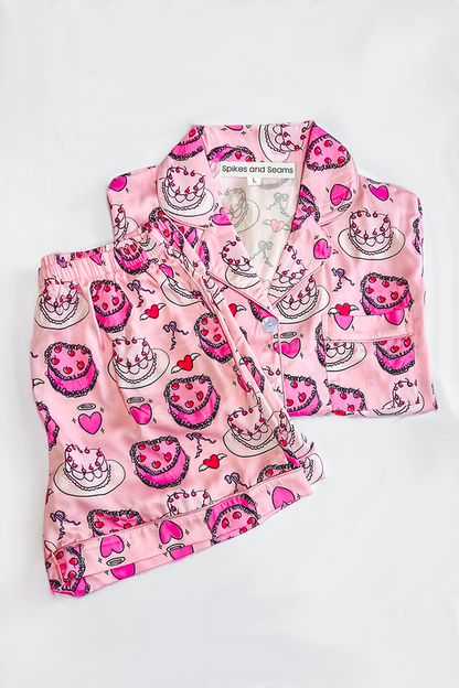 Cake Queen Satin Pajamas