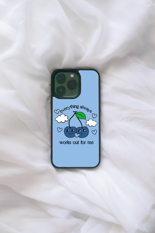 Everything Always Works Out for Me iPhone case