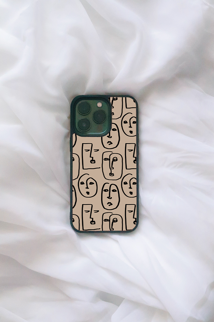 Faces in a Crowd iPhone case
