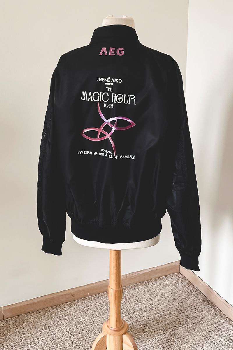 Custom Padded Bomber Jacket - Front & Back Printing
