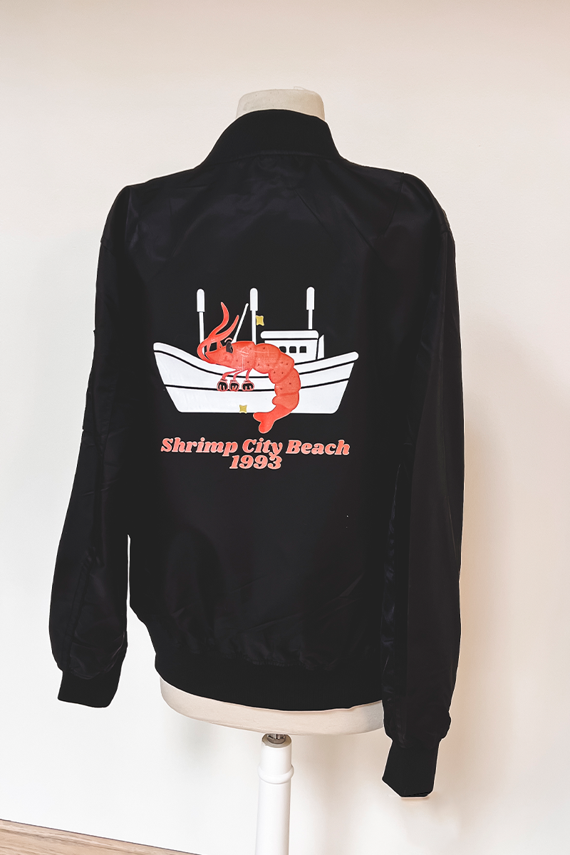 Custom Mid-weight Bomber Jacket - Front & Back Printing