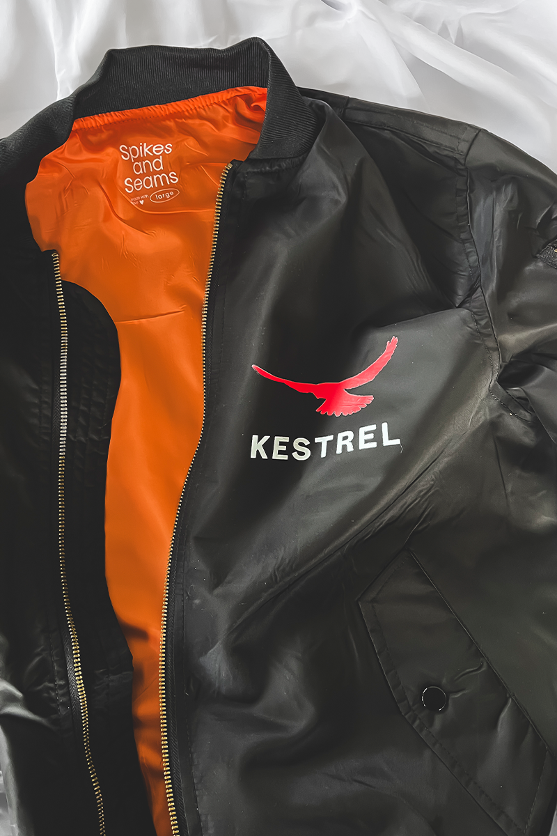 Custom Padded Bomber Jacket - Front & Back Printing