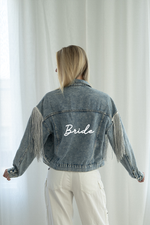 Custom Fringe Denim Jacket