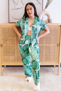 Green Banana Leaf Pants set