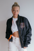 Life is So Sweet Padded Bomber Jacket