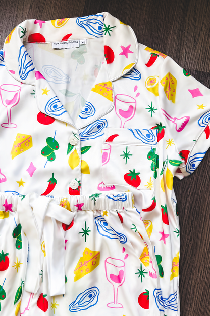 Life of Leisure Satin Pajamas