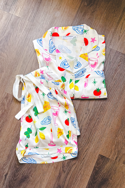 Life of Leisure Satin Pajamas