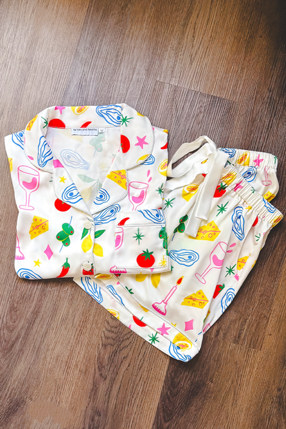 Life of Leisure Satin Pajamas