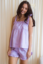Bow Knot Pajamas - Lilac