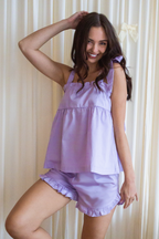 Bow Knot Pajamas - Lilac