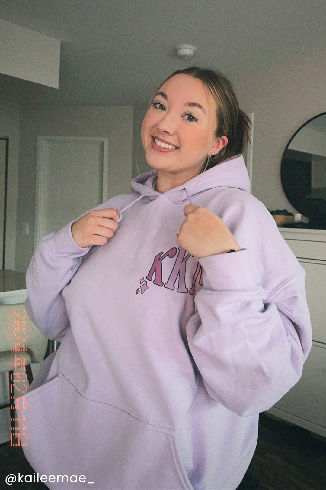 Custom purple shop hoodie