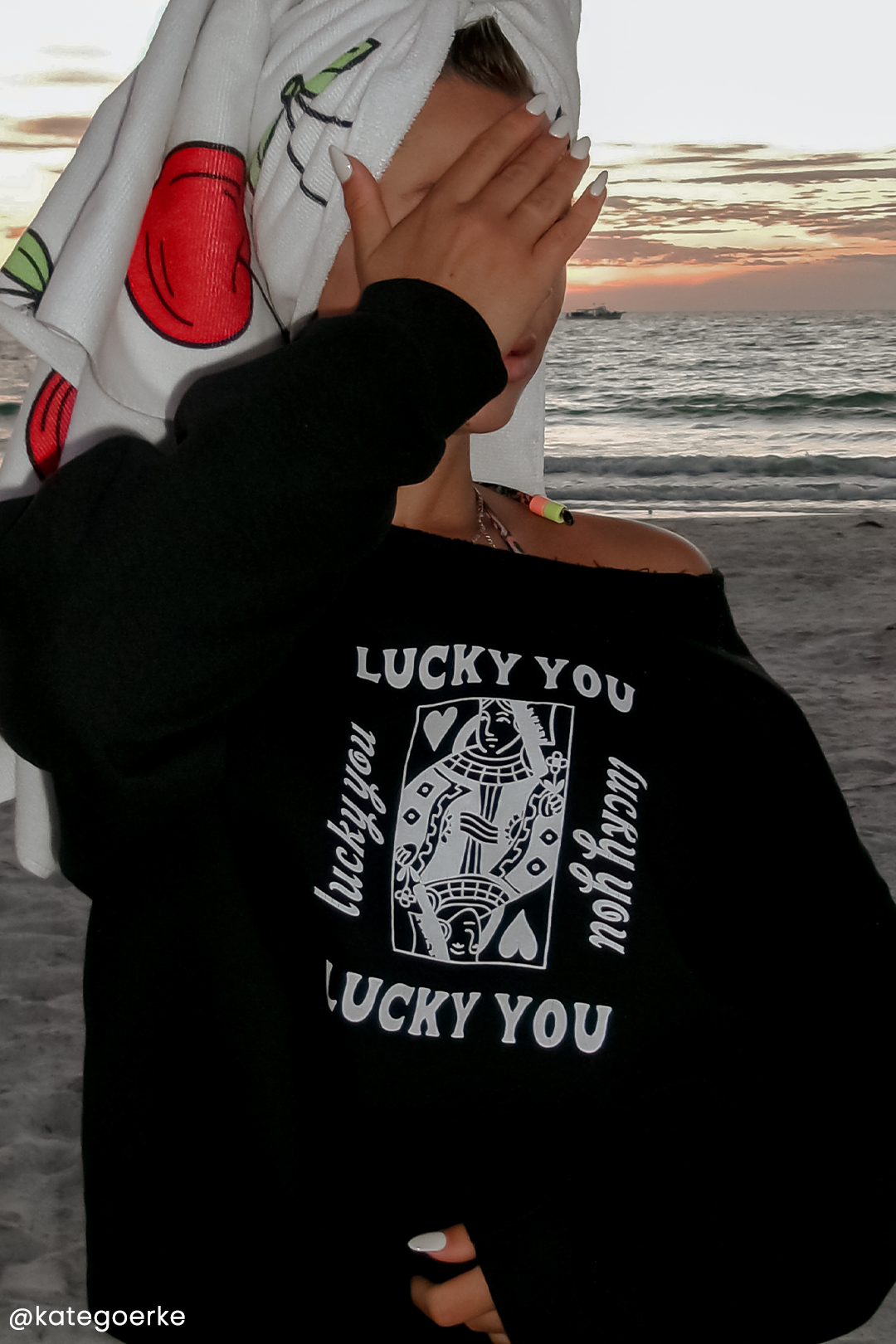 Lucky You crewneck - Black