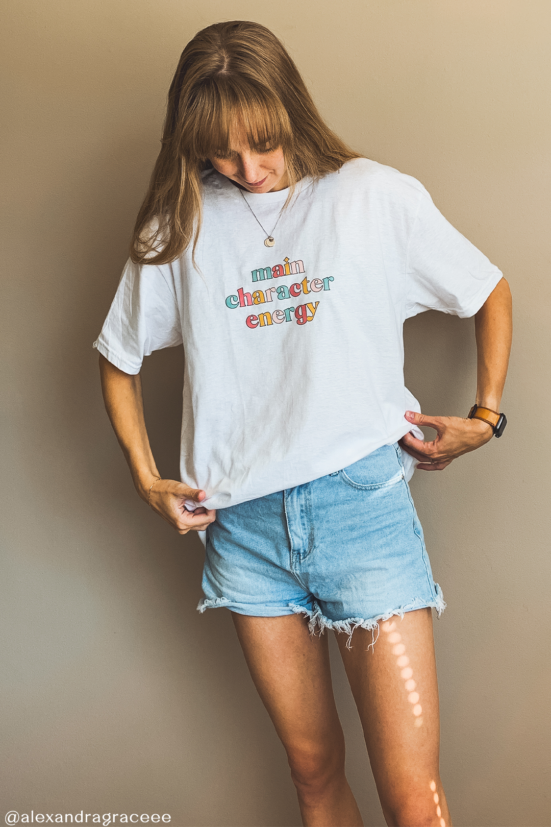 Main Character Energy tee