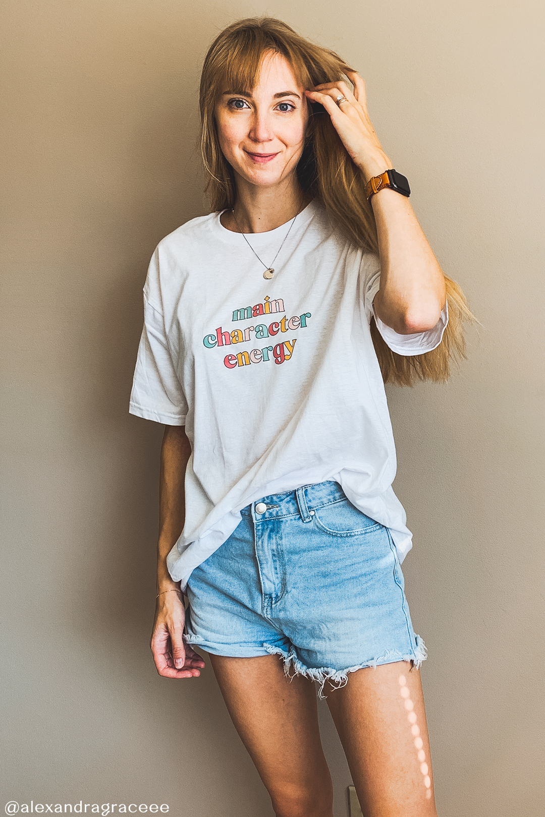 Main Character Energy tee