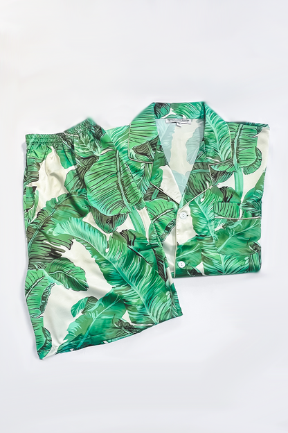 Men's Banana Leaf Shorts set