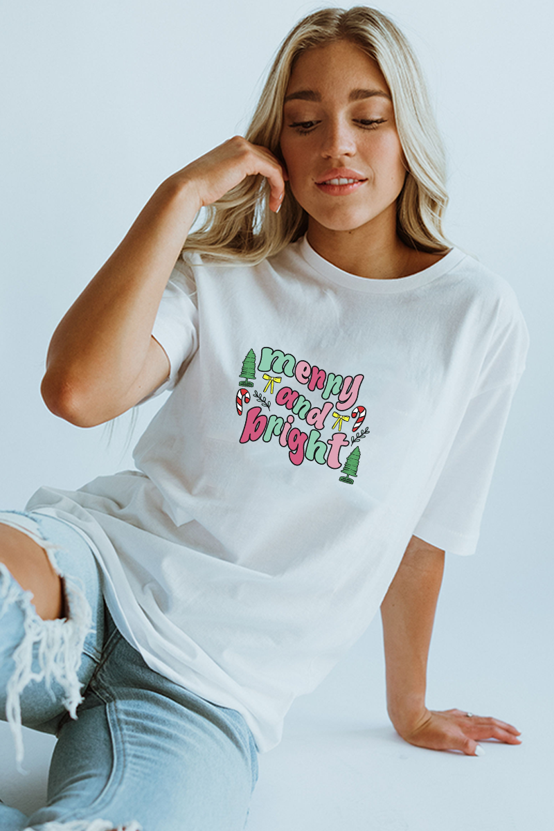 Merry and Bright tee