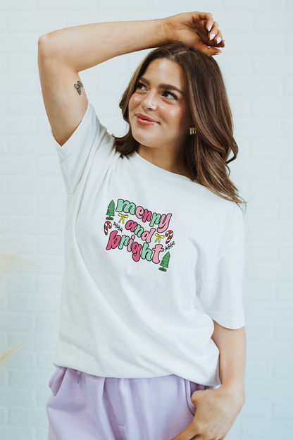 Merry and Bright tee