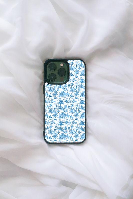 Olde Country Toile iPhone Case