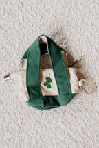 Green Mini Tote Keychain - Olives Design
