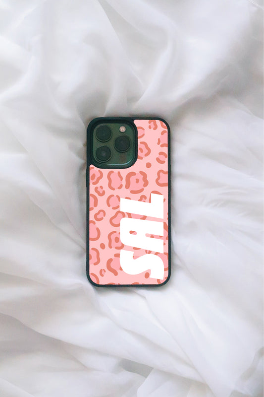 Custom Pink Leopard iPhone case