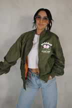 Pickleball Social Club Bomber Jacket - Green