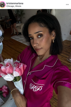 Pink Berry Satin Pajamas Shorts Set