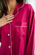 Pink Berry Long Sleeve Top and Shorts Set