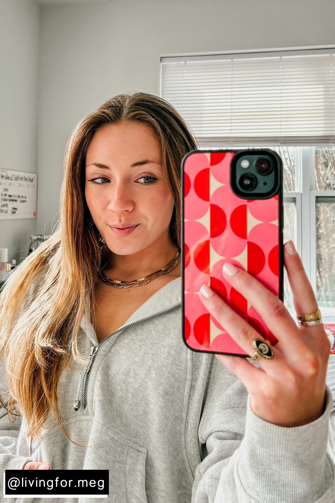 Pink Retro iPhone Case