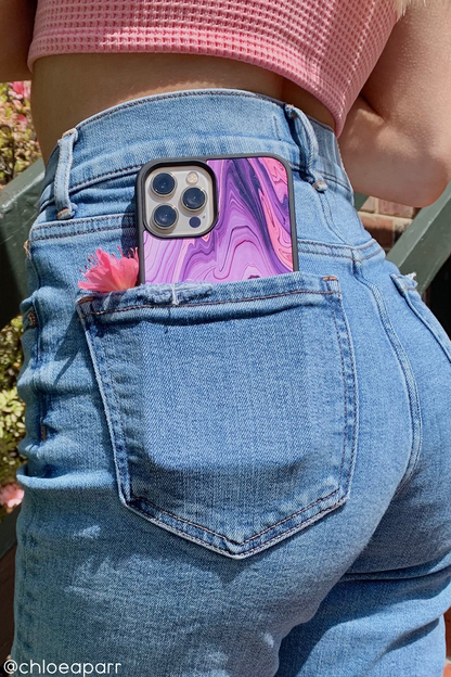 Purple Agate iPhone case