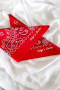 Custom bandana - red