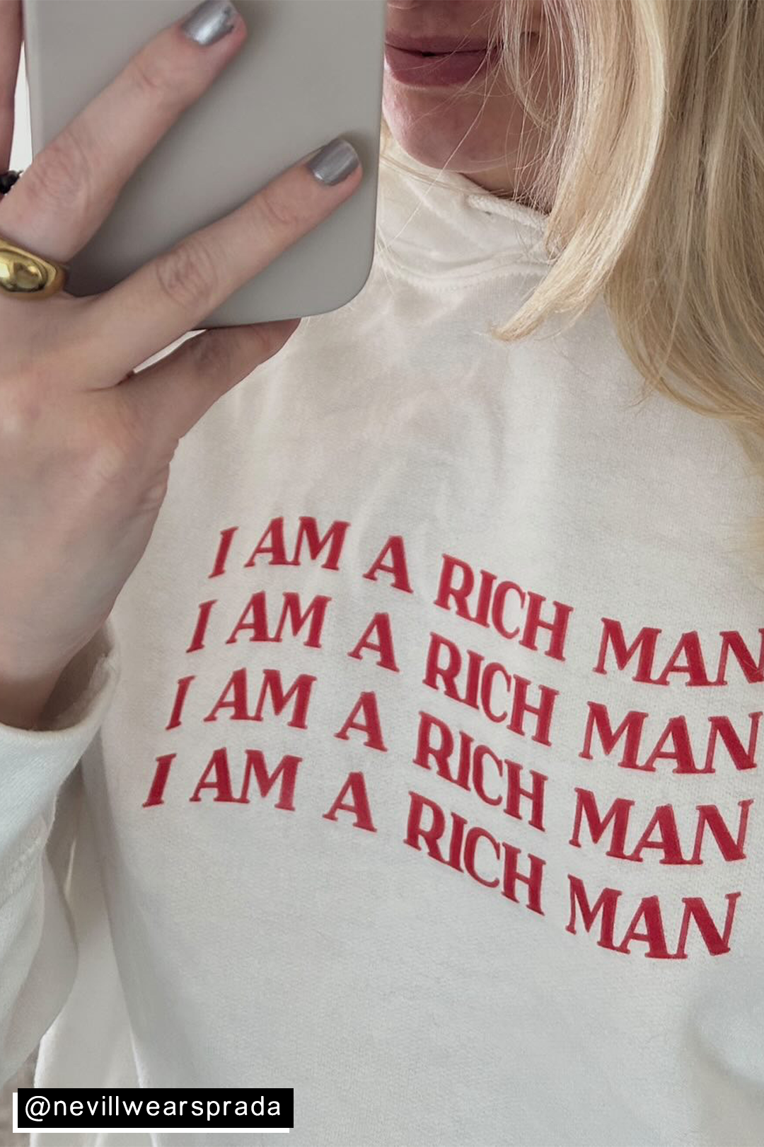 I Am A Rich Man hoodie