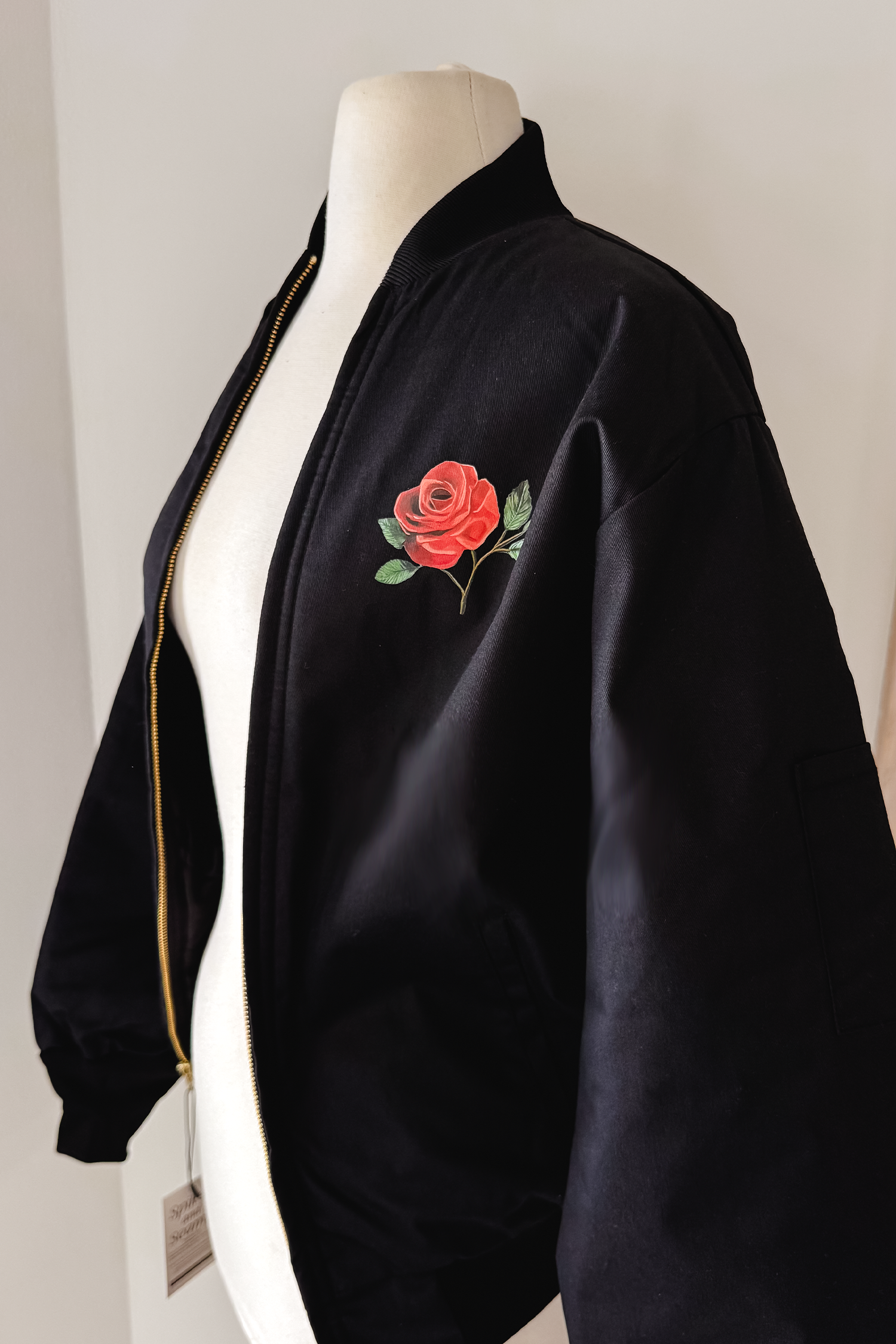 Custom Midweight Bomber Jacket - Front & Back Printing