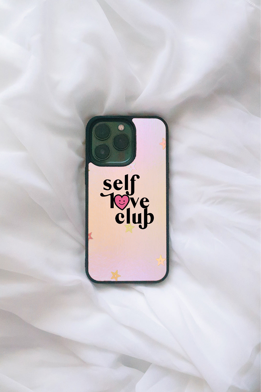 Self Love Club Glitter iPhone case
