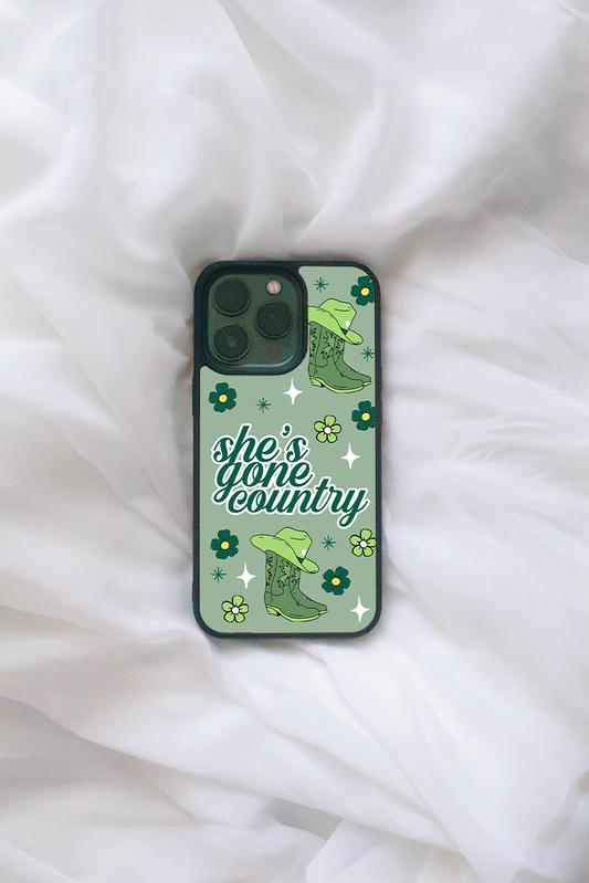 She's Gone Country iPhone Case